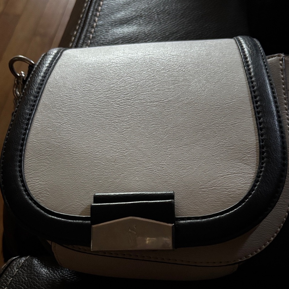 Elegant Black and White Women's Bag